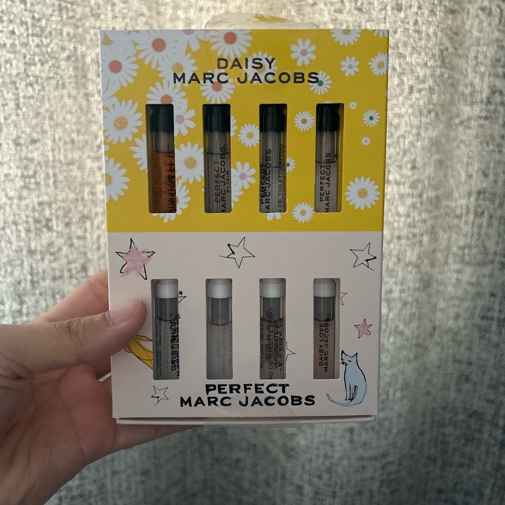 Marc Jacobs Fragrance Collection Box with Yellow Accent